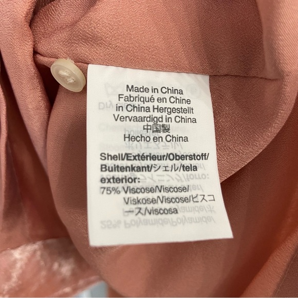 J. CREW Velvet Wrap Dress in Blush Pink Size 2 - Picture 6 of 6